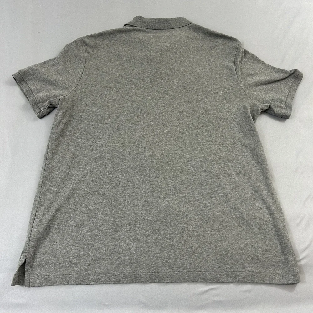 Polo Ralph Lauren‎ Polo Shirt Mens Large Gray Short Sleeve Pony Logo Cotton